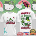 Hello Kitty St. Patrick's Day Arizona Cardinals Football Fan Tee - Limotees LLC