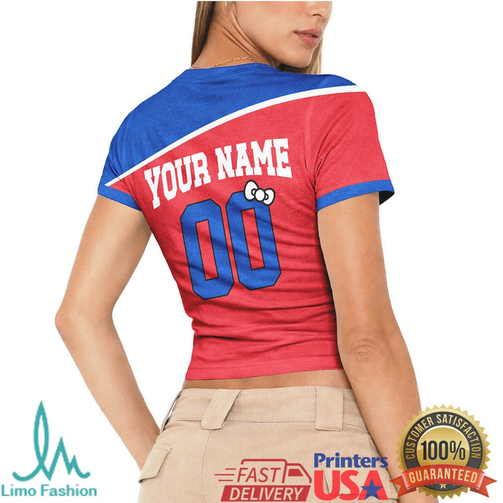 Hello South Korea Girl Custom Soccer Fan T Shirt Personalized Name & Number KFA Style T Shirt - Limotees LLC