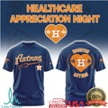 Houston Astros Healthcare Appreciation Night Stethoscope T Shirt - Limotees LLC