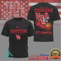 Houston Cougars Basketball “Go Coogs” Graphic T Shirt - Limotees LLC