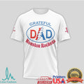 Houston Rockets Grateful Dad T Shirt Forever Grateful Rockets Dad Fan Apparel - Limotees LLC