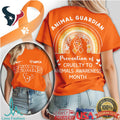 Houston Texans Animal Guardian Prevention of Cruelty to Animals Awareness T Shirt - Limotees LLC