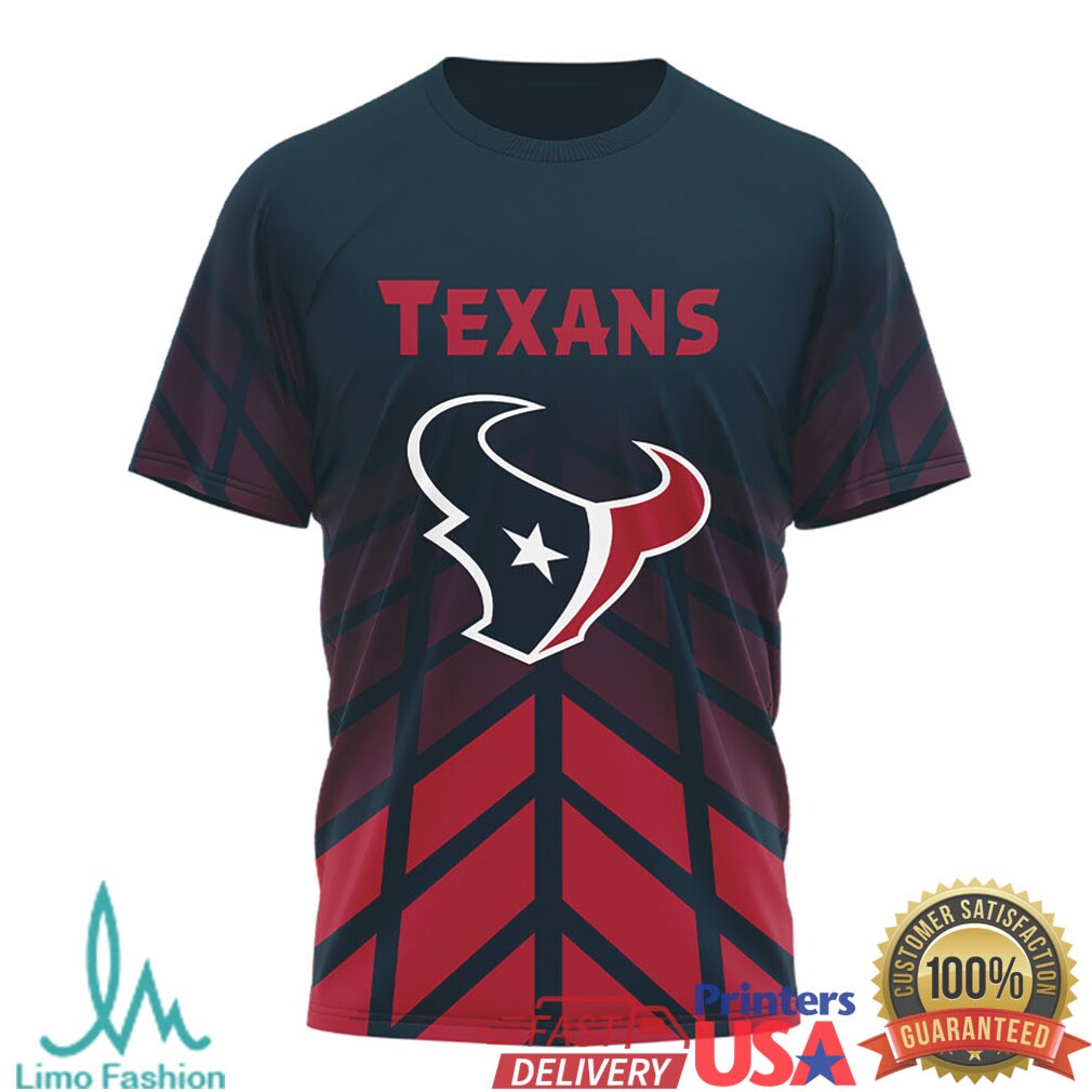 Houston Texans NFL Flag Play Football Performance Graphic Tee - Limotees LLC