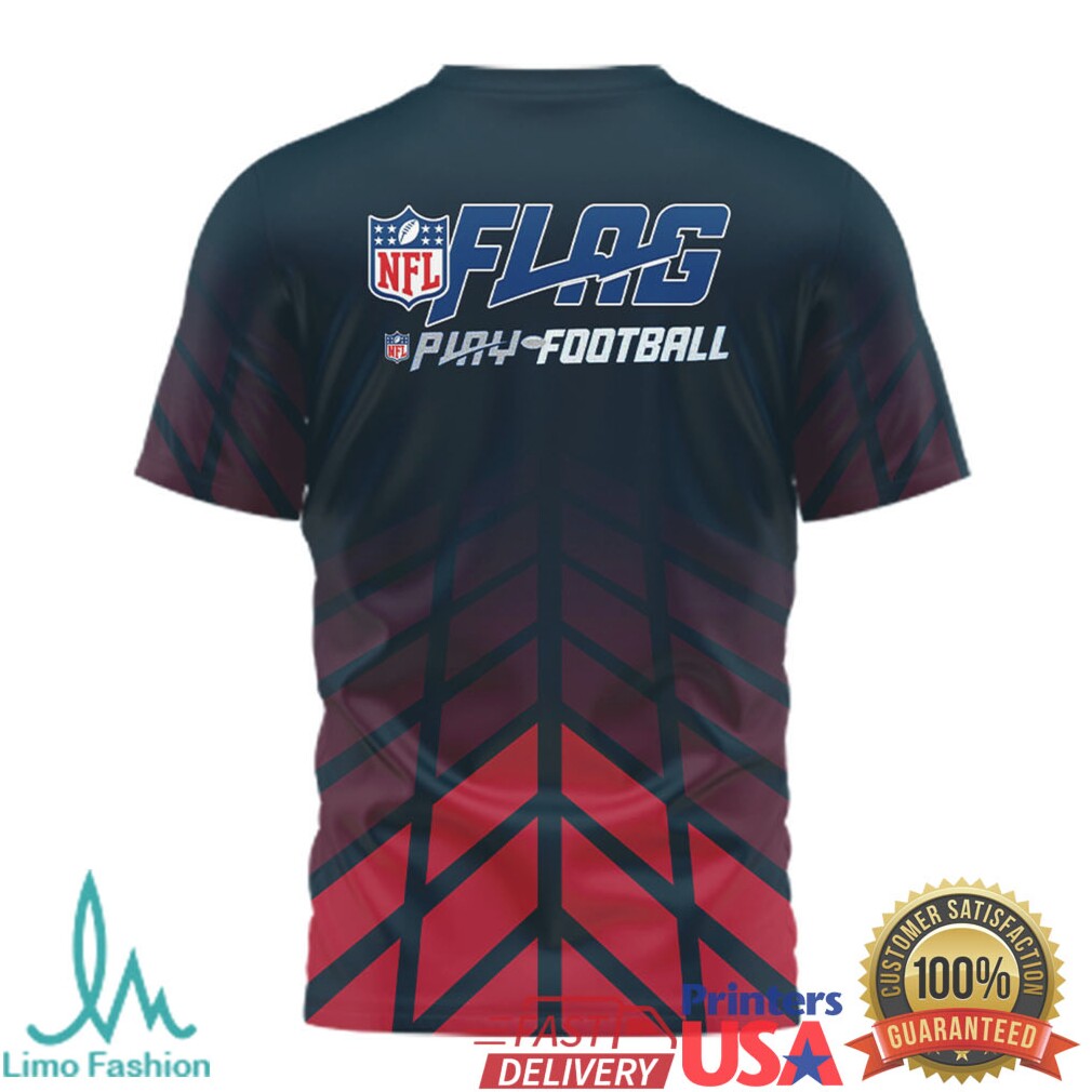 Houston Texans NFL Flag Play Football Performance Graphic Tee - Limotees LLC
