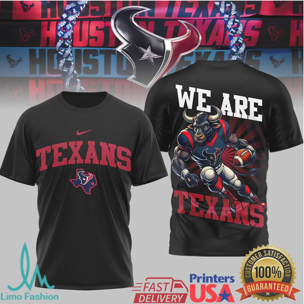 Houston Texans Official NFL 3D Shirt - Limotees LLC