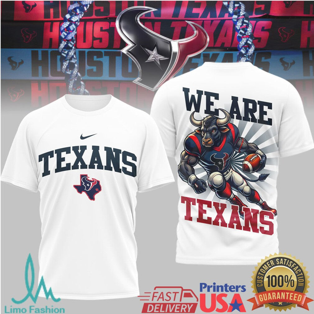Houston Texans Official NFL 3D Shirt - Limotees LLC