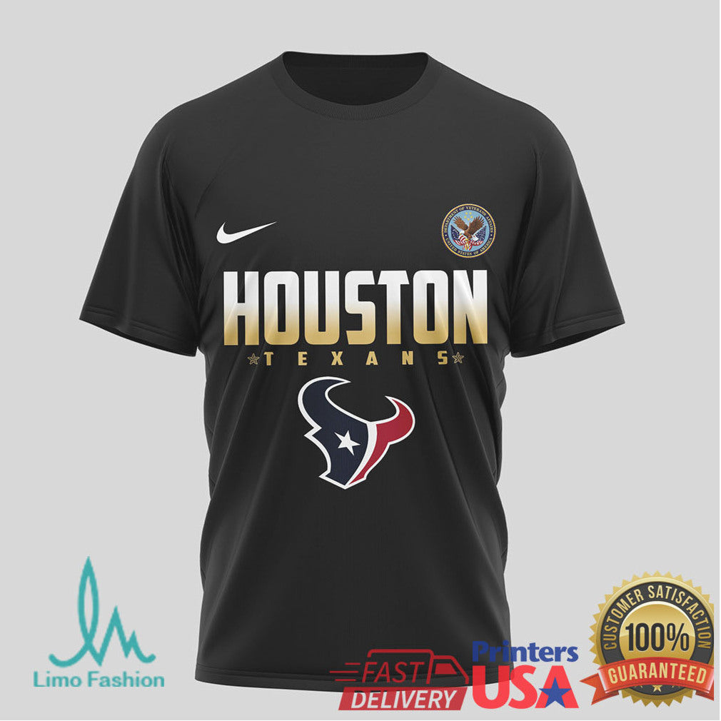 Houston Texans Official NFL Department Of Veterans Affairs 3D Shirt - Limotees LLC