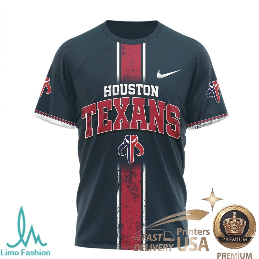 Houston Texans Star Wars The Mandalorian This Is The Way T Shirt - Limotees LLC