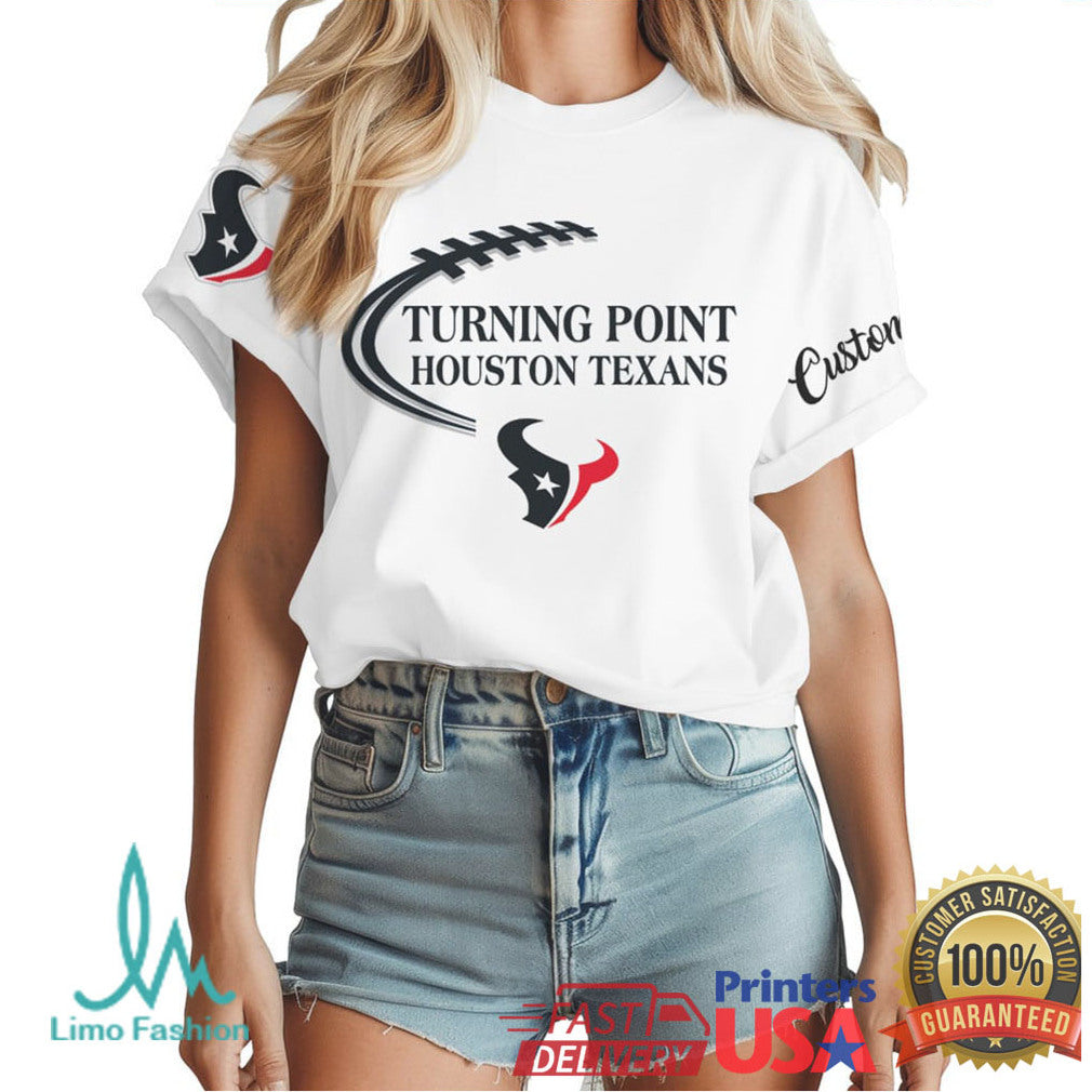 Houston Texans Turning Point Football T Shirt Custom Team Spirit Graphic - Limotees LLC