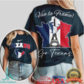 Houston Texans Vive la France Paris Eiffel Tower NFL T Shirt - Limotees LLC