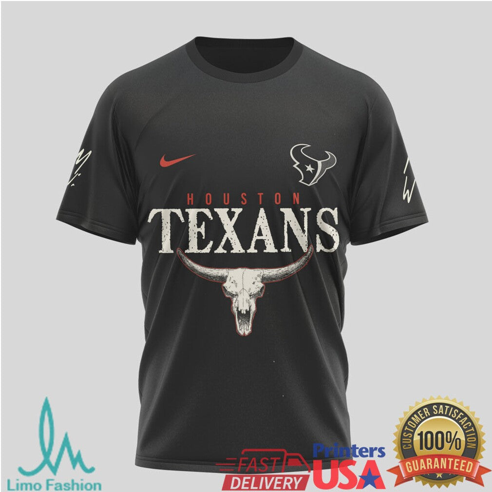 Houston Texans Western Skull T Shirt Retro Still The Problem Fan Shirt - Limotees LLC