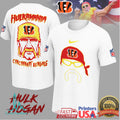 Hulk Hogan Hulkamania Cincinnati Bengals NFL Mashup T Shirt - Limotees LLC