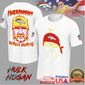 Hulk Hogan Hulkamania Denver Broncos NFL Mashup T Shirt - Limotees LLC