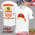 Hulk Hogan Hulkamania Las Vegas Raiders NFL Mashup T Shirt - Limotees LLC