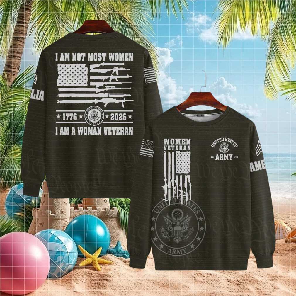I Am A Woman Veteran US Army 1776 2026 Semiquincentennial T Shirt - Limotees LLC