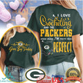 I Love Crocheting and the Green Bay Packers T Shirt Football & Crafting - Limotees LLC