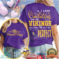 I Love Crocheting and the Minnesota Vikings T Shirt Perfect Hobby Tee - Limotees LLC
