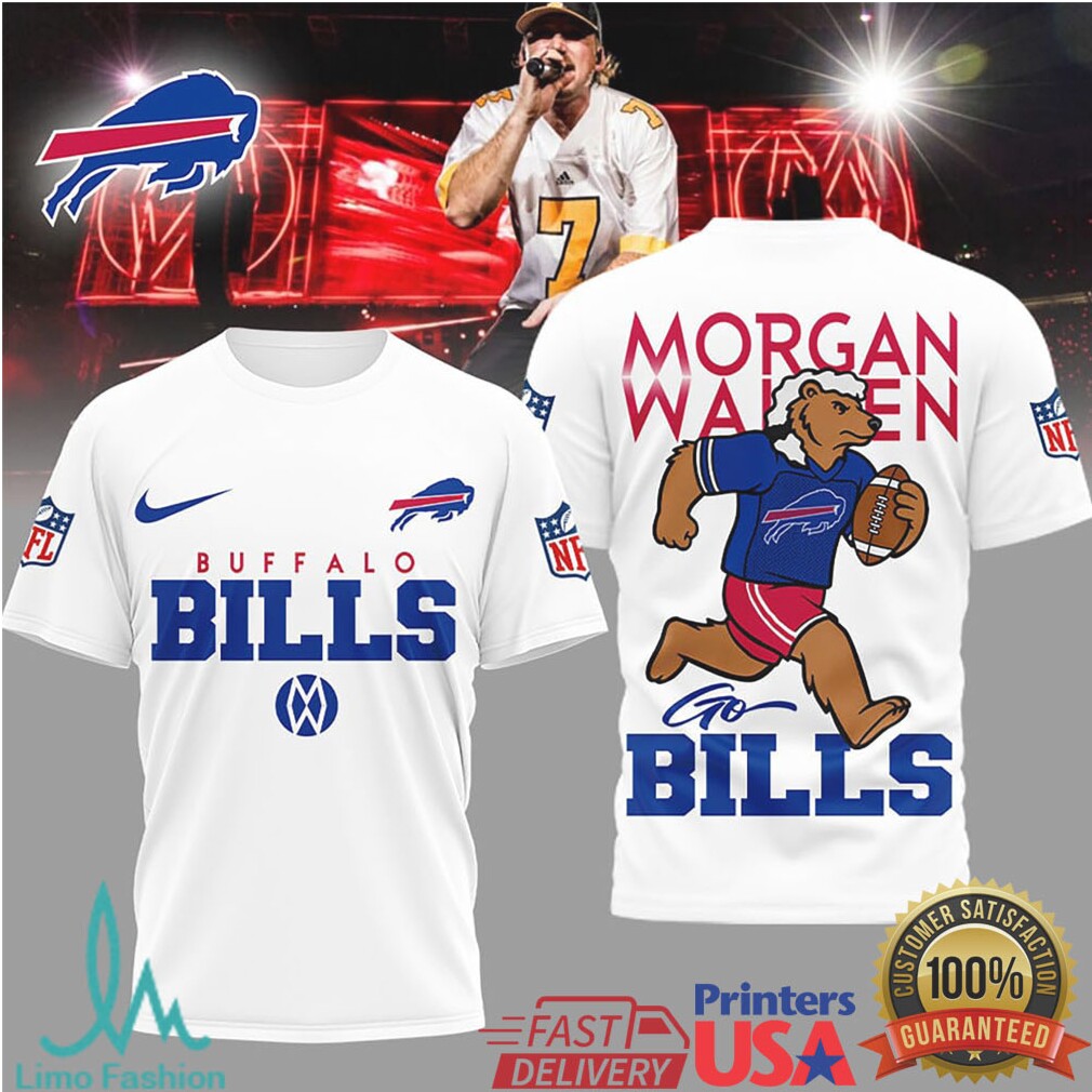 Buffalo Bills Official NFL Morgan Wallen Fan 3D Shirt - Limotees LLC