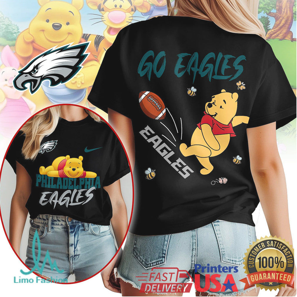 Philadelphia Eagles Official NFL Winnie The Pooh Go Shirt