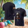 In Honor Of The Fallen United States Eagle & Cross Memorial T Shirt - Limotees LLC