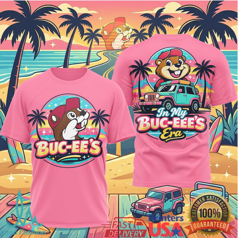 In My Buc ee’s Era Tropical Palm Tree Beach Jeep Adventure T Shirt - Limotees LLC
