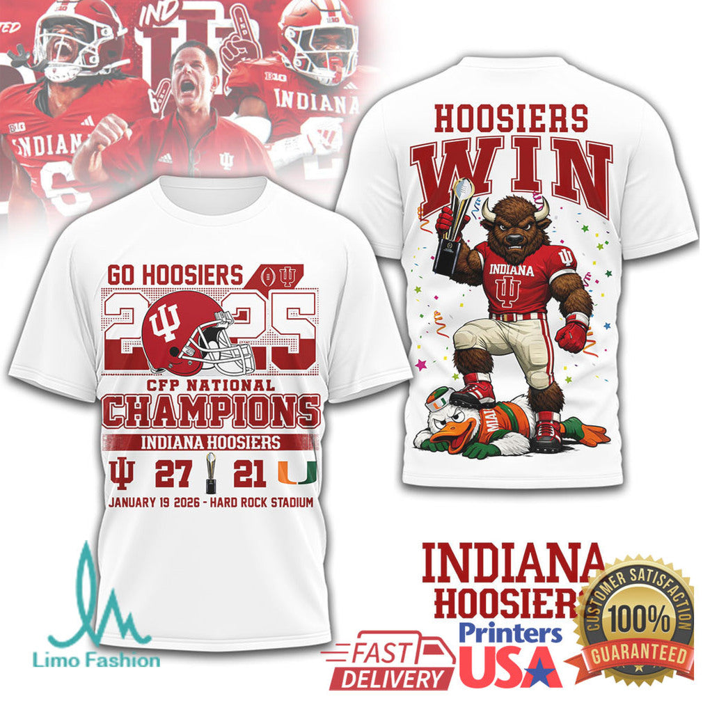 Indiana Hoosiers 2026 Cfp National Champions Score Tshirt - Limotees LLC