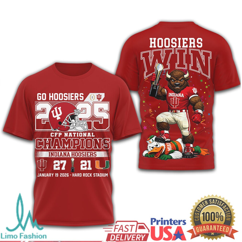 Indiana Hoosiers 2026 Cfp National Champions Score Tshirt - Limotees LLC