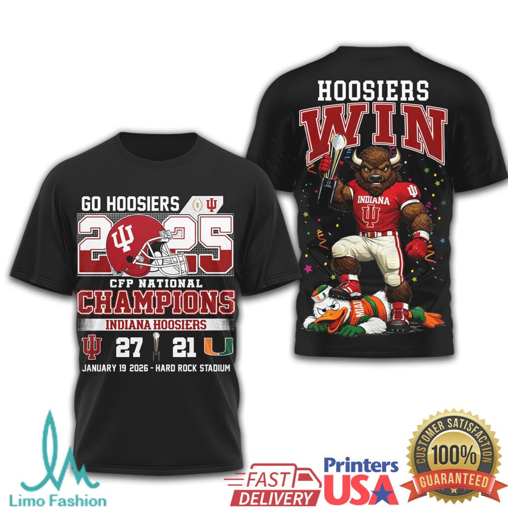 Indiana Hoosiers 2026 Cfp National Champions Score Tshirt - Limotees LLC
