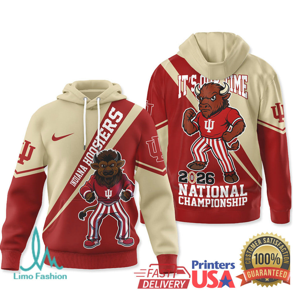 Indiana Hoosiers 2026 National Championship “It's Our Time” T Shirt & T Shirt - Limotees LLC