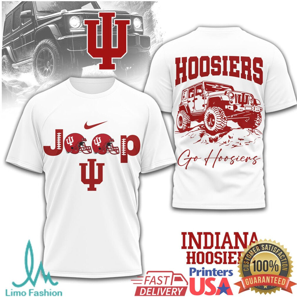 Indiana Hoosiers Jeep Offroad Adventure Fan Tshirt - Limotees LLC