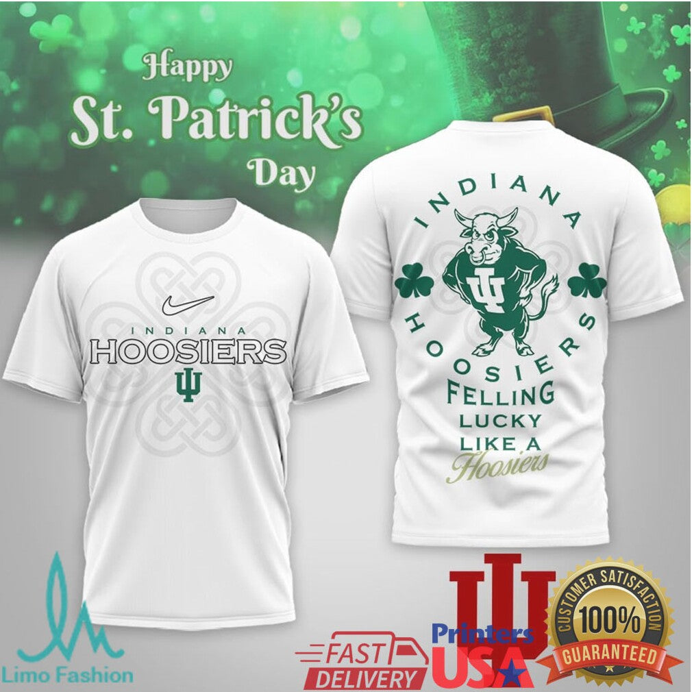 Indiana Hoosiers St. Patrick's Day Celtic Knot Lucky T Shirt - Limotees LLC