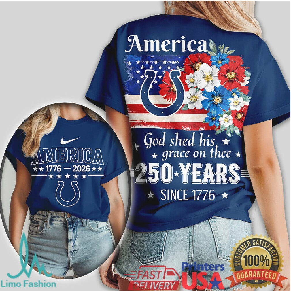 Indianapolis Colts America 250 Years Since 1776 Anniversary Shirt - Limotees LLC