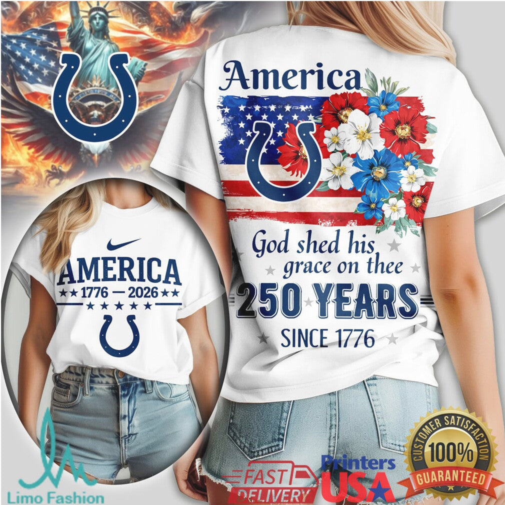 Indianapolis Colts America 250 Years Since 1776 Anniversary Shirt - Limotees LLC