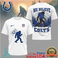 Indianapolis Colts Bigfoot We Believe NFL Graphic T Shirt - Limotees LLC