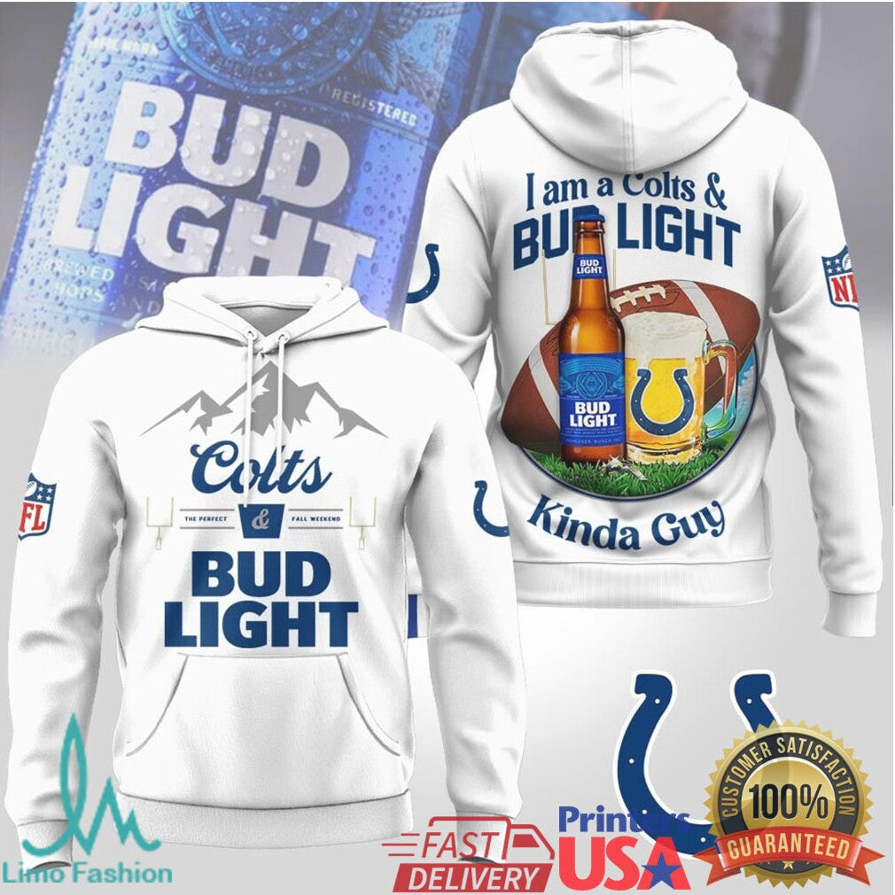 Indianapolis Colts Bud Light Kinda Guy Girl Football Shirt