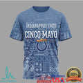 Indianapolis Colts Feliz Cinco De Mayo T Shirt Royal Blue Bitchatos Skeleton Football T Shirt