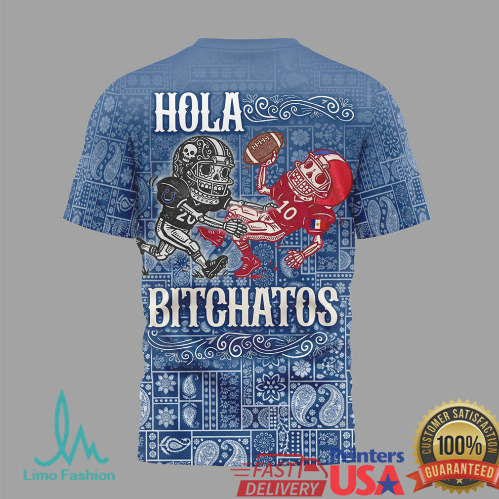 Indianapolis Colts Feliz Cinco De Mayo T Shirt Royal Blue Bitchatos Skeleton Football T Shirt