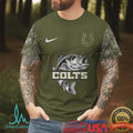 Indianapolis Colts Fish Around and Find Out 3D All Over Print Fishing T Shirt - Limotees LLC