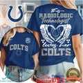 Indianapolis Colts Football This Radiologic Technologist Loves Her Colts Women's Fan Medical Professional T Shirt - Limotees LLC