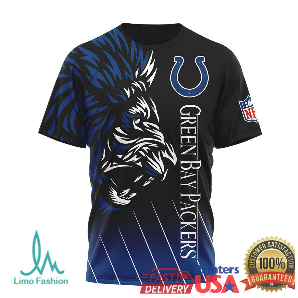 Indianapolis Colts Hakuna Matata The King For The Shoe Blue 3D T Shirt - Limotees LLC