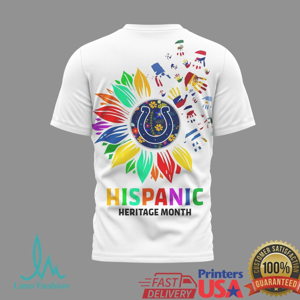 Indianapolis Colts Hispanic Heritage Month Cultural Pride T Shirt - Limotees LLC