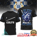 Indianapolis Colts “I Bleed White & Blue” Heart Graphic T Shirt - Limotees LLC