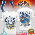 Indianapolis Colts Looney Tunes Horseshoe Crew Retro Shirt - Limotees LLC