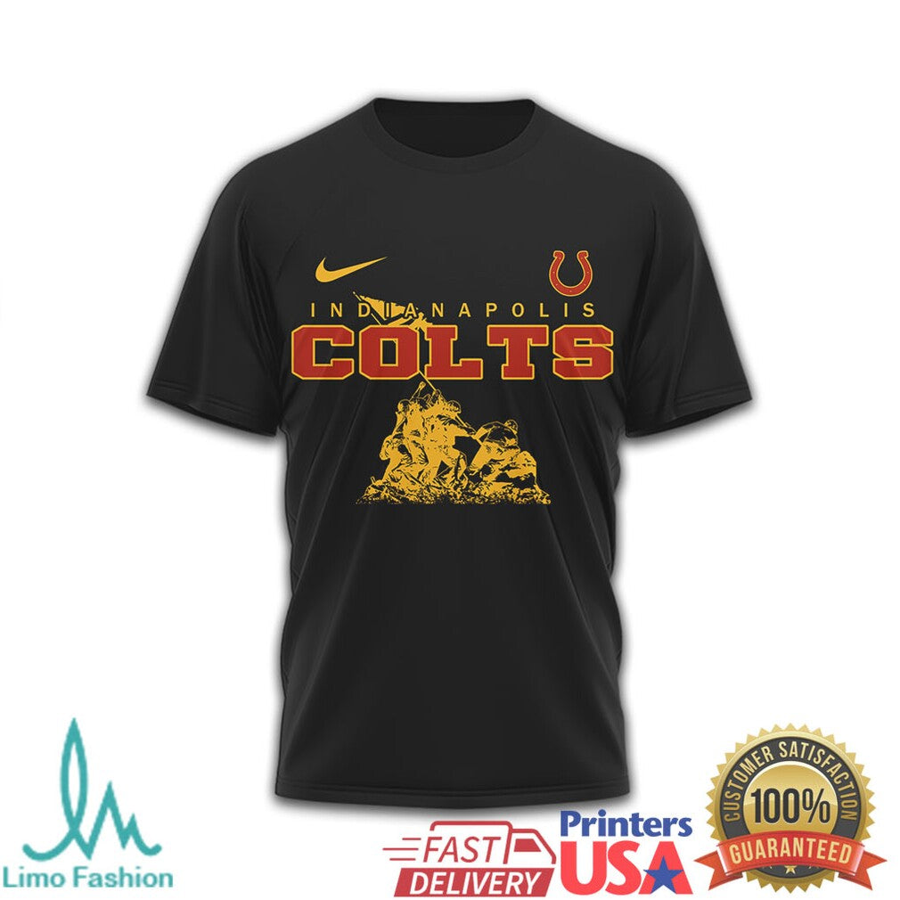Indianapolis Colts Marine Corps Veteran “Being A Marine Is A Choice” T Shirt - Limotees LLC