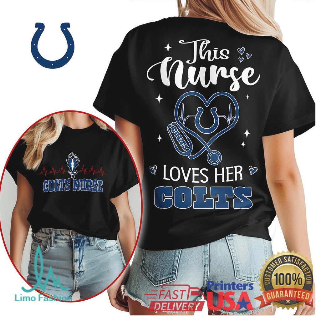 Indianapolis Colts Nurse Appreciation Tshirt Design - Limotees LLC