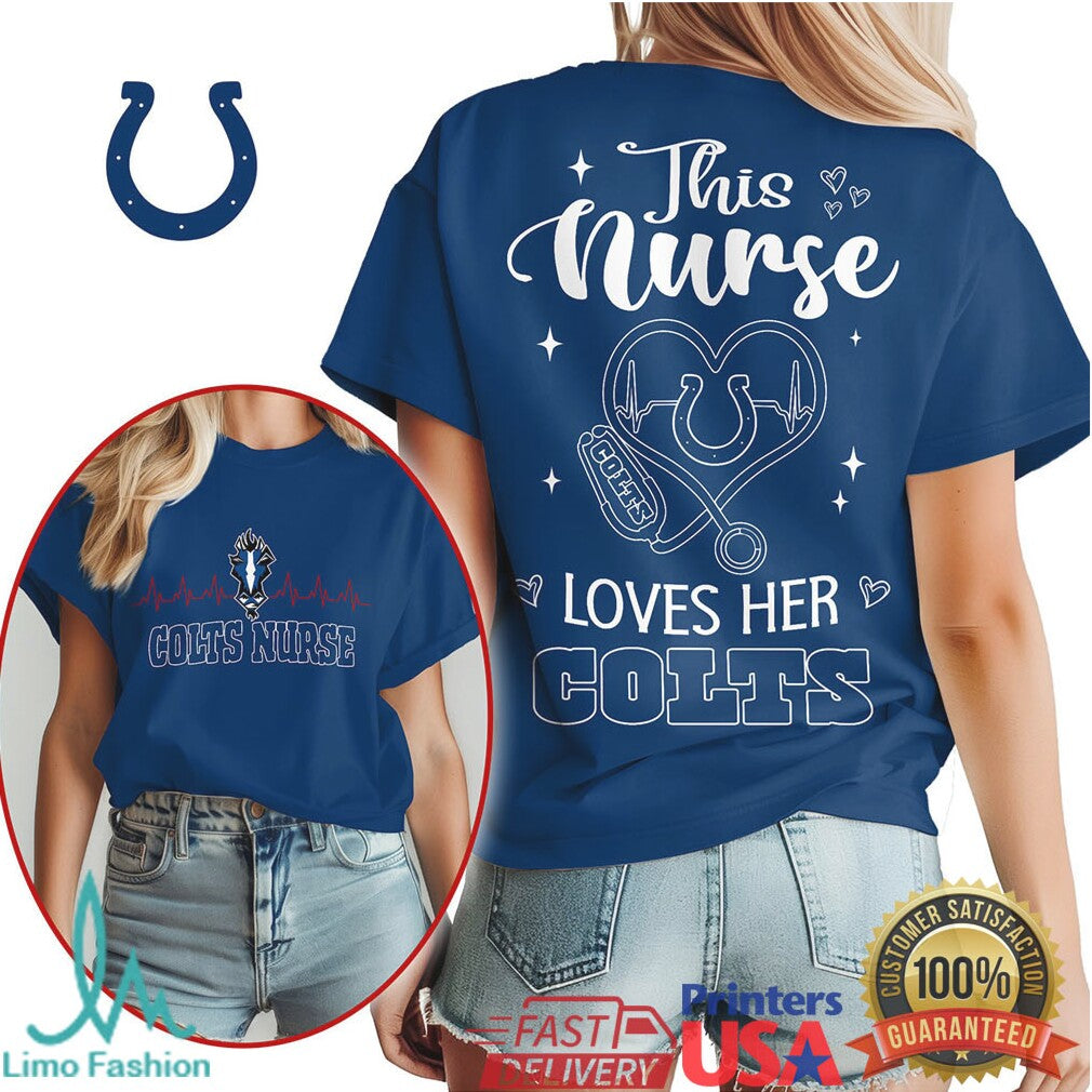 Indianapolis Colts Nurse Appreciation Tshirt Design - Limotees LLC