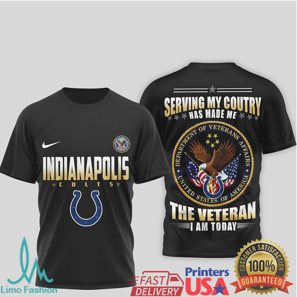 Indianapolis Colts Official NFL Department Of Veterans Affairs 3D Shirt - Limotees LLC