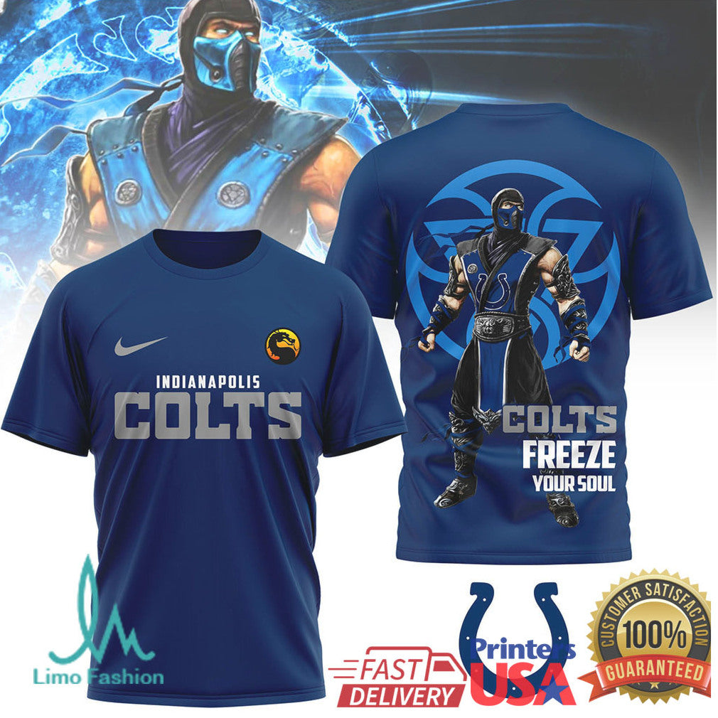 Indianapolis Colts Official NFL Sub Zero 3D Shirt - Limotees LLC