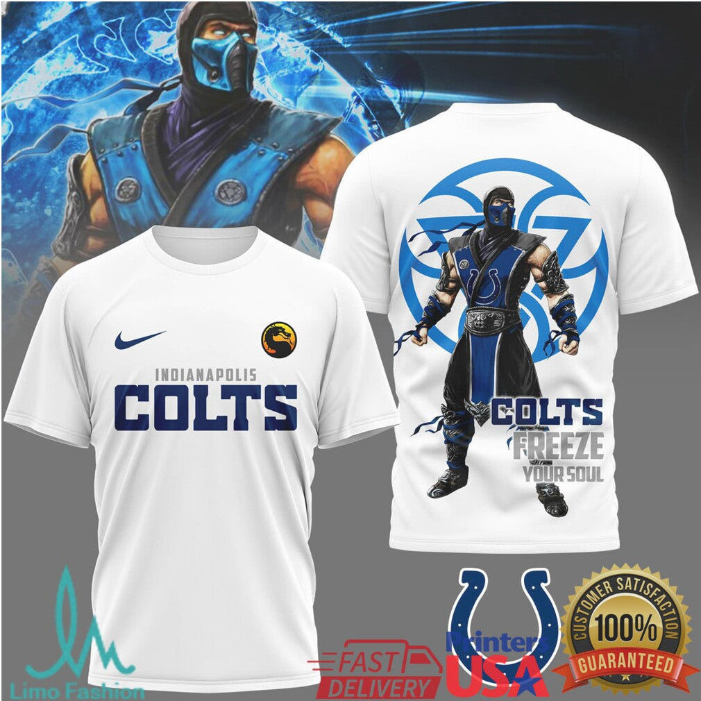 Indianapolis Colts Official NFL Sub Zero 3D Shirt - Limotees LLC