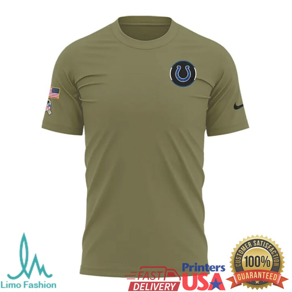 Indianapolis Colts Salute To Service Military Appreciation Performance T Shirt - Limotees LLC